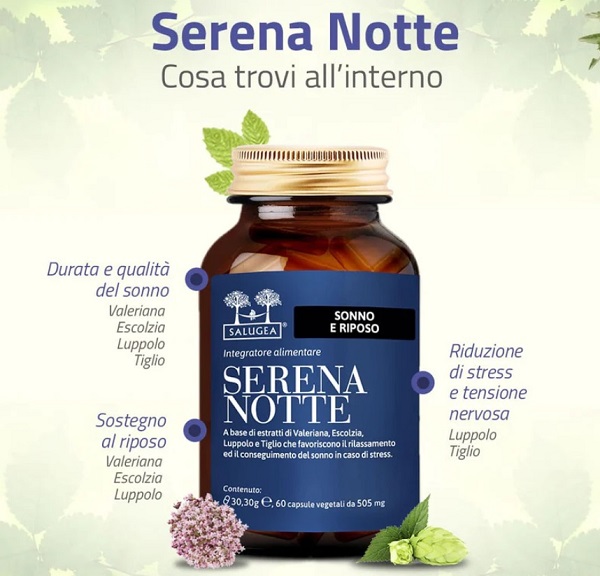 Serena Notte integratore insonnia Serena Notte integratore per dormire
