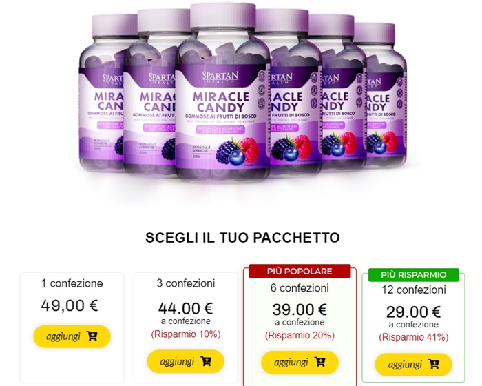 miracle candy quanto costa miracle candy quanto costa