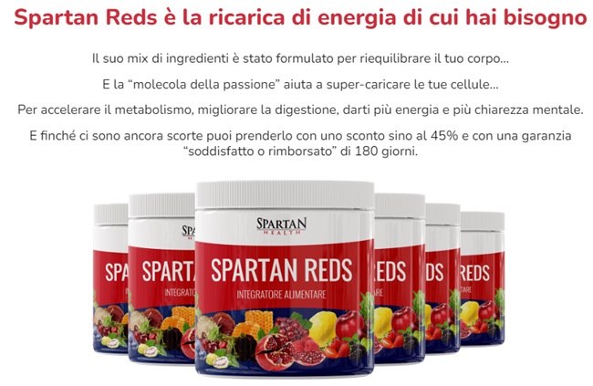 Spartan Reds in farmacia Spartan Reds in farmacia