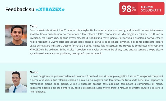 Xtrazex recensioni Xtrazex recensioni