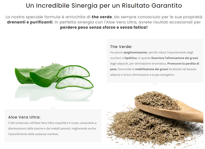Aloe Vera Ultra ingredienti Aloe Vera Ultra ingredienti