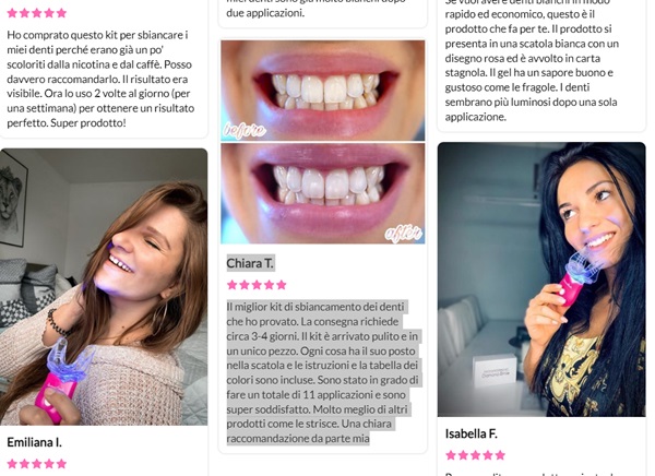 Diamond Smile Kit recensioni Diamond Smile Kit recensioni
