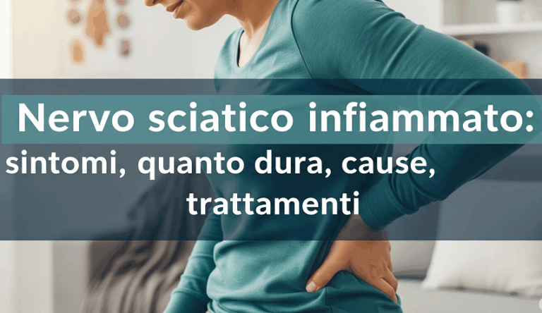 Nervo sciatico infiammato: sintomi, quanto dura, cause, trattamenti