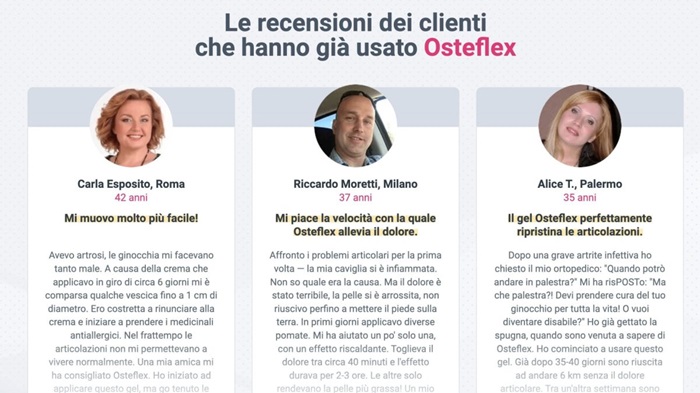 Osteoflex Recensioni Osteoflex Recensioni