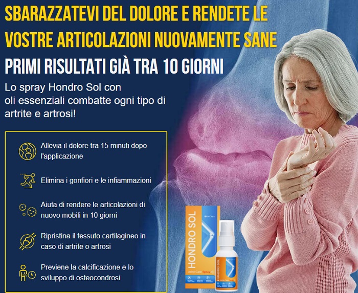 hondrosol spray antinfiammatorio