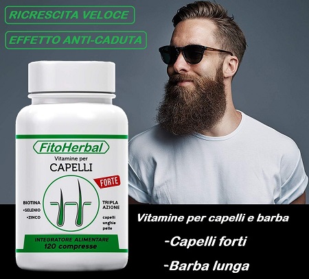 FitoHerbal Biotina + Zinco integratore capelli