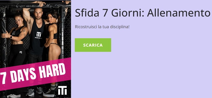 Sfida 7 Giorni Allenamento
