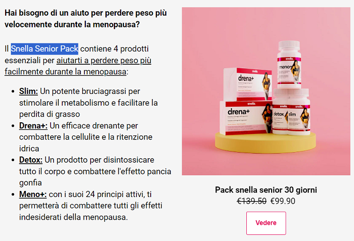 Snella Senior Pack