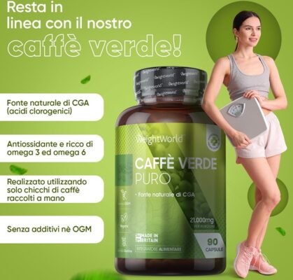 Caffè Verde Vegano WeightWorld in Capsule Caffè Verde Vegano WeightWorld in Capsule