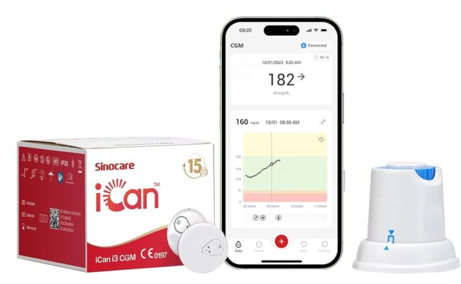 Sinocare monitoraggio continuo della glicemia Sinocare monitoraggio continuo della glicemia