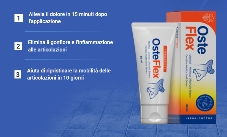 Osteflex recensioni crema per dolori articolari