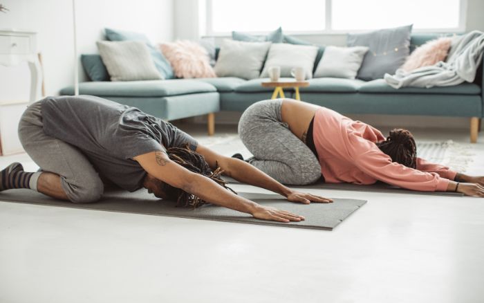 Stretching schiena