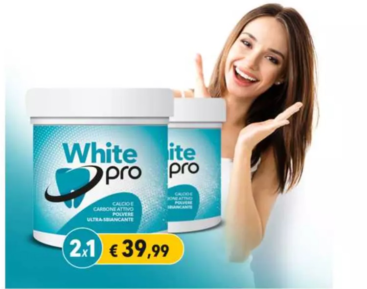 White Pro dentifricio sbiancante