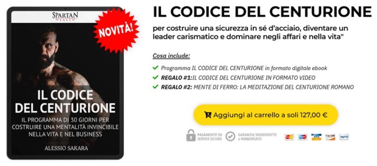 Il Codice del Centurione con Alessio Sakara: recensioni