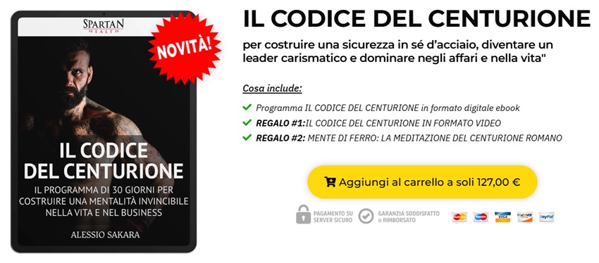 Il Codice del Centurione con Alessio Sakara: recensioni