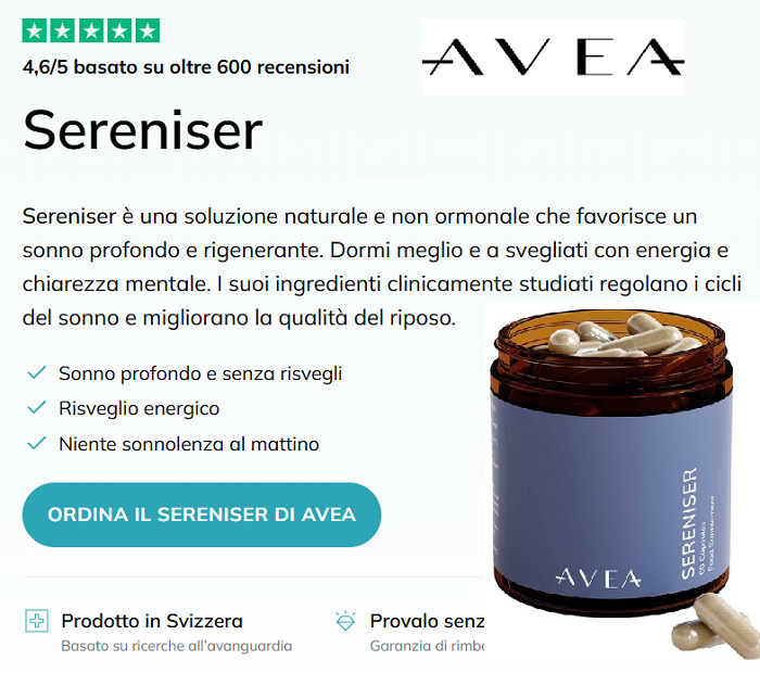Sereniser codice coupon Avea Sereniser codice coupon Avea